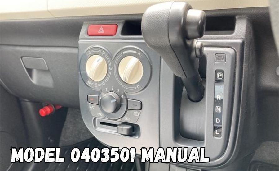 model 0403501 manual