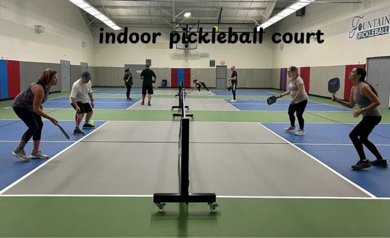 indoor pickleball court